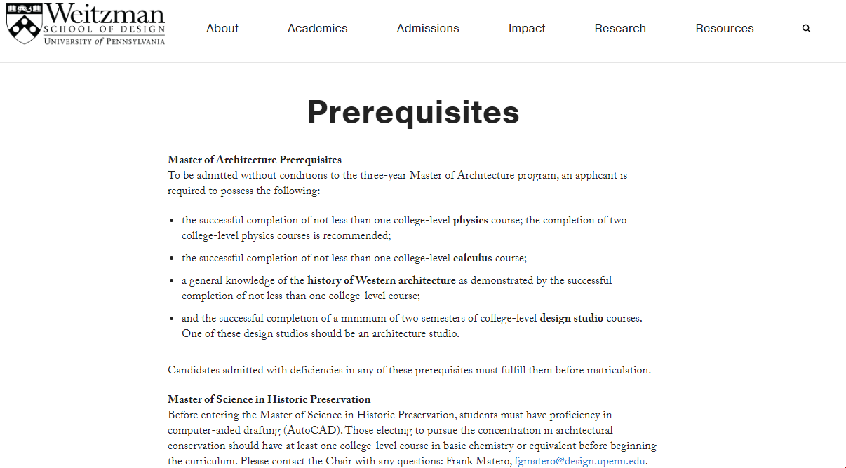 賓夕法尼亞大學建筑學研究生申請條件.png