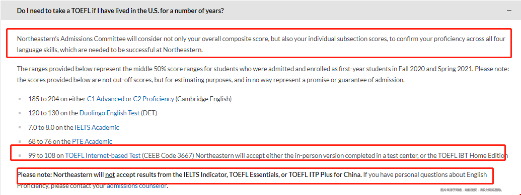 美國(guó)東北大學(xué)托福分?jǐn)?shù)要求.png 美國(guó)東北大學(xué)托福分?jǐn)?shù)要求.png