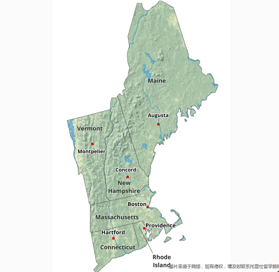 美國(guó)新英格蘭地區(qū)分布.png 美國(guó)新英格蘭地區(qū)分布.png