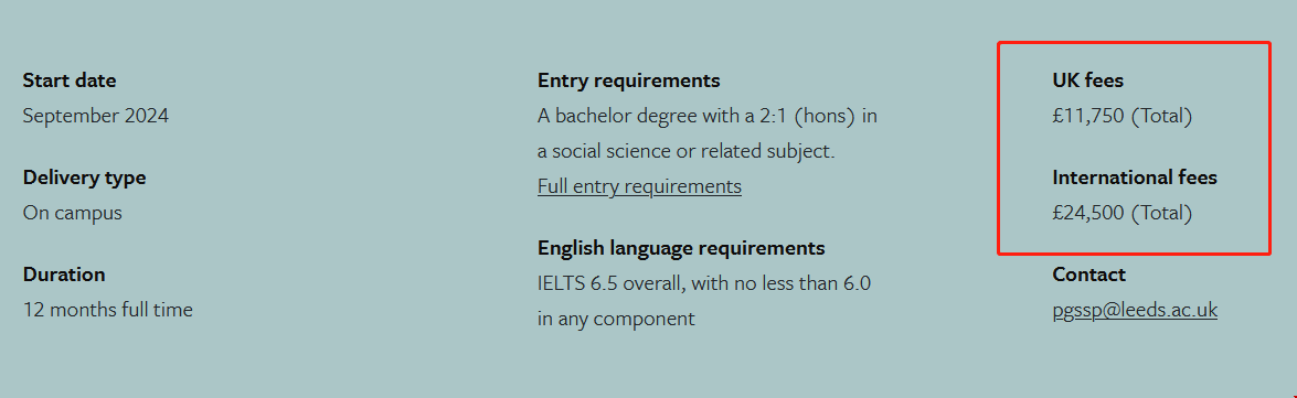 利茲大學社會科學學費.png 利茲大學社會科學學費.png