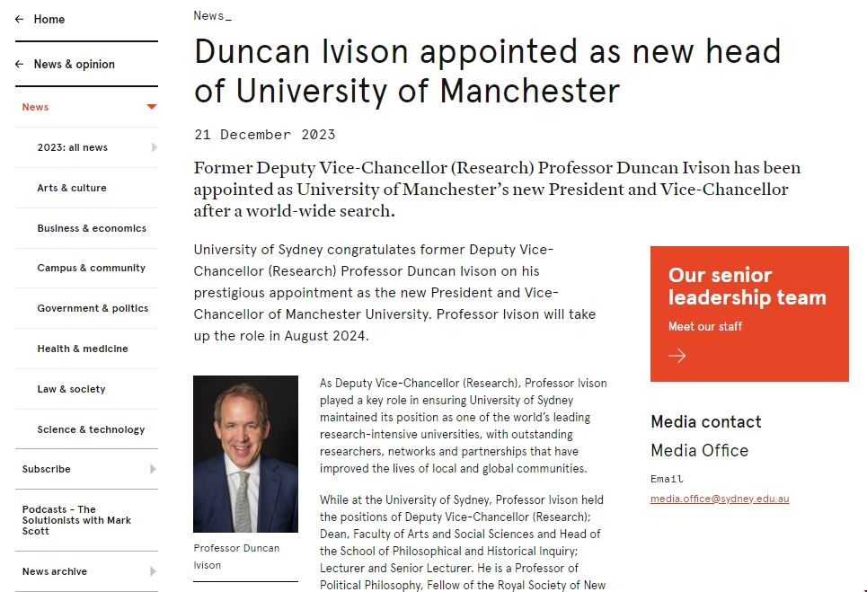 Ivison教授2024年接任曼徹斯特大學(xué)校長職位.png