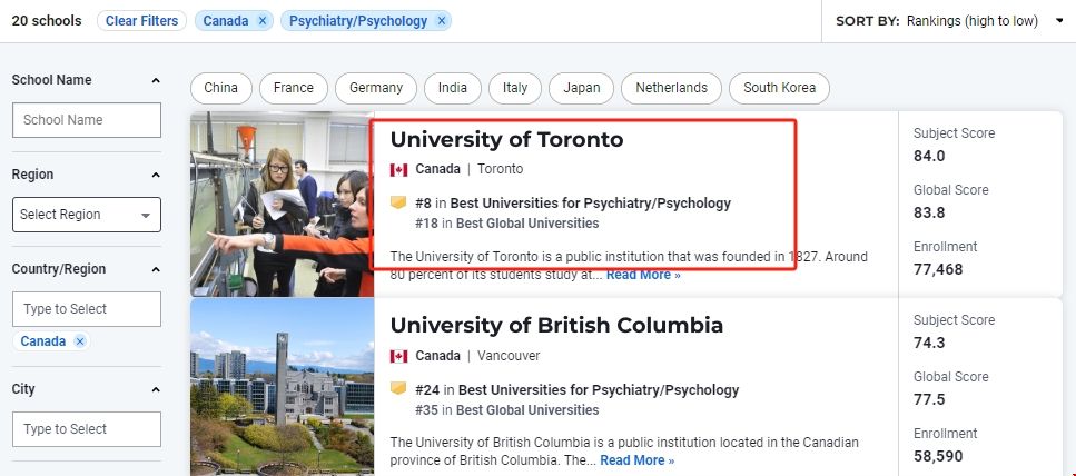 多倫多大學心理學專業排名.png 多倫多大學心理學專業排名.png