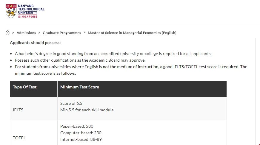 南洋理工大學管理經(jīng)濟學碩士申請條件.png 南洋理工大學管理經(jīng)濟學碩士申請條件.png