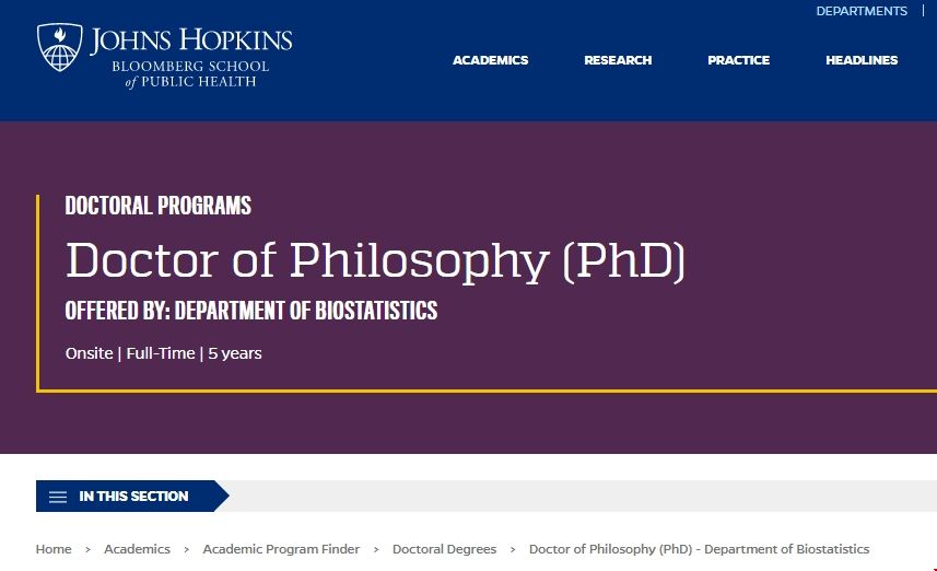 JHU大學生物統計博士讀幾年.png JHU大學生物統計博士讀幾年.png