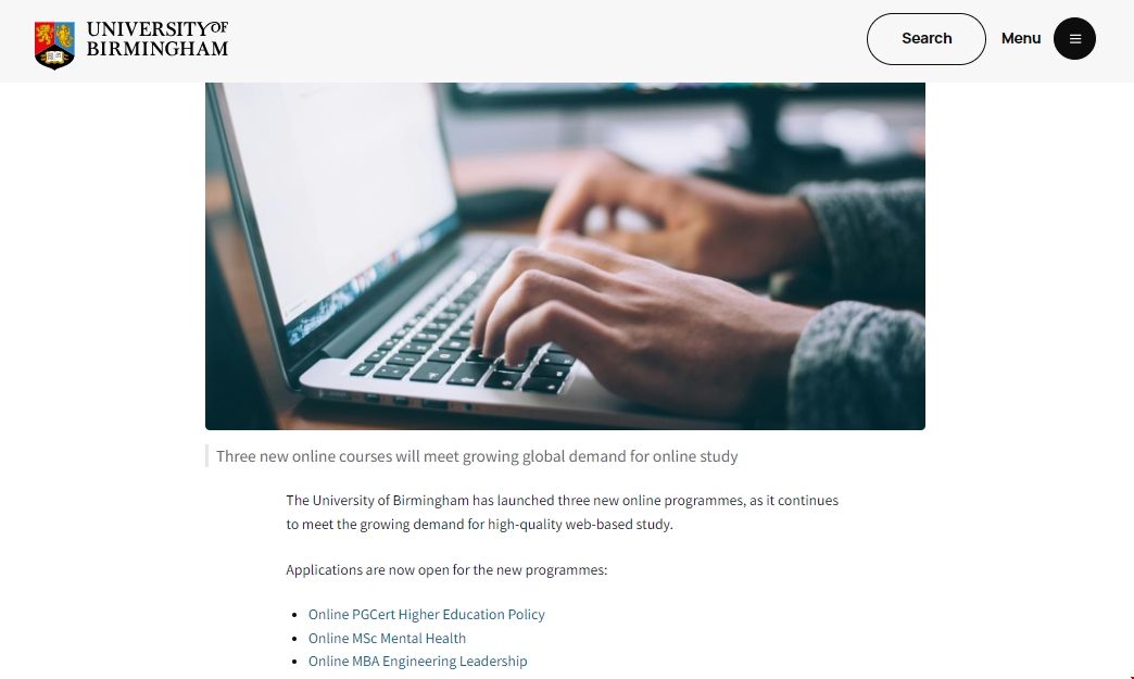 伯明翰大學推出三大Online課程.png